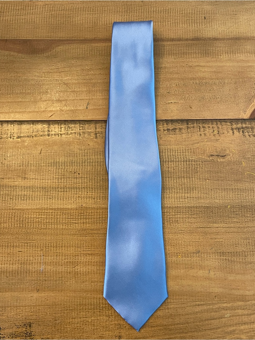 Men's 100% Silk Light Blue Tie - Classic Formal Accessory